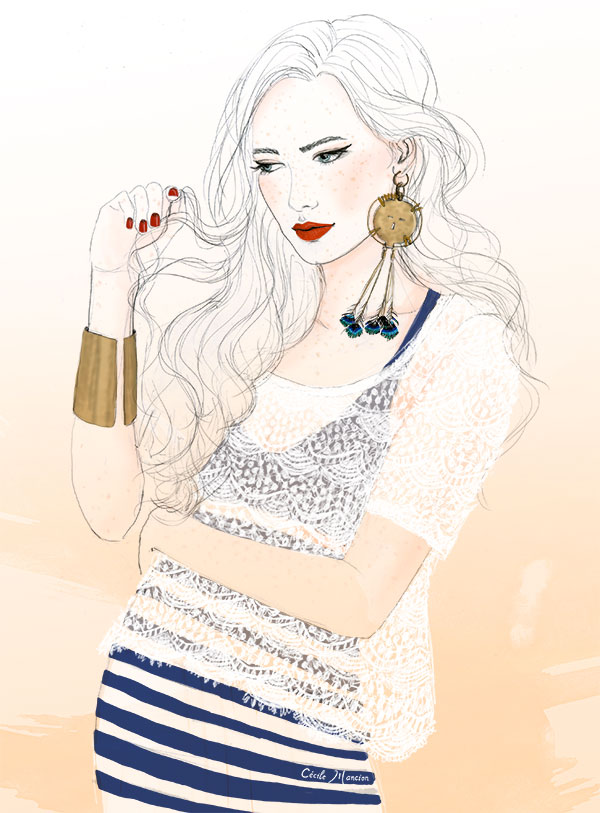Boucle d'oreille Pagan Poetry